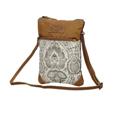 Myra Bag Soul Searcher Small Crossbody Bag – Canvas & Leather ★ Best Seller