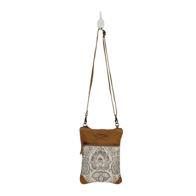 Myra Bag Soul Searcher Small Crossbody Bag – Canvas & Leather ★ Best Seller