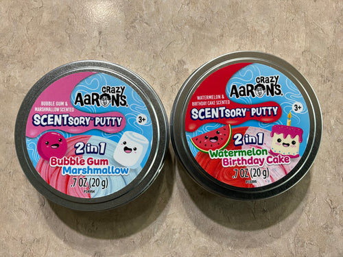 Crazy Aaron’s Puttyworld SCENTsory Duos Thinking Putty