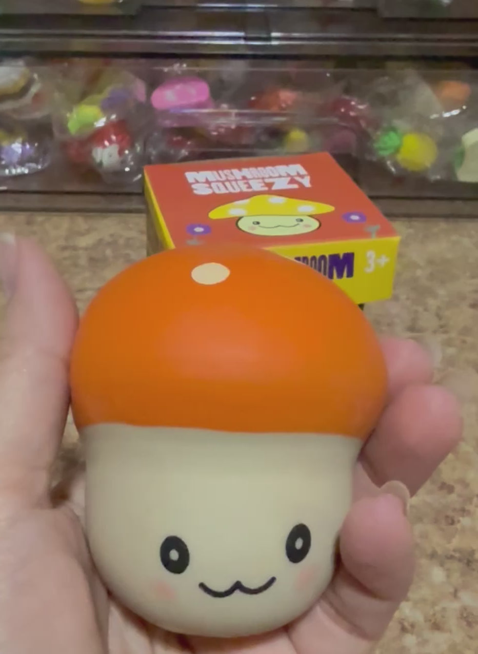 Aurora Mushroom Squeezy Squeeze Toy