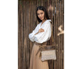 Myra Bag Contentment Small Crossbody Bag – Canvas, Leather & Rug ★ Best Seller